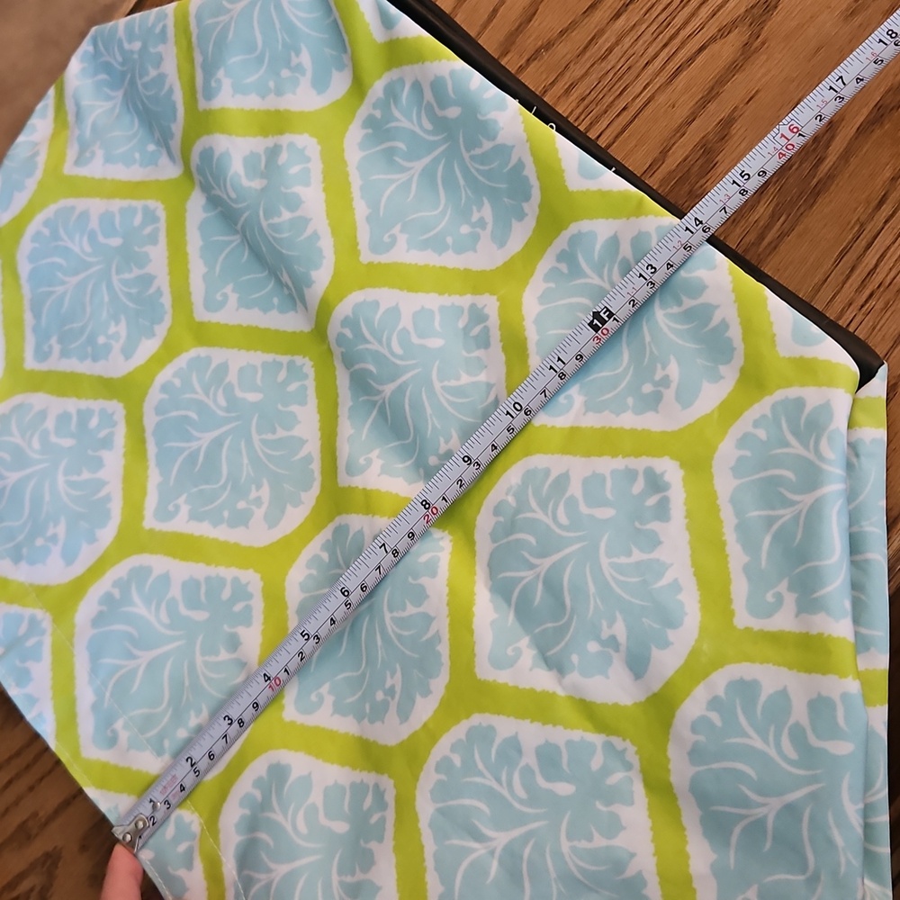 Scout Weekender Bag Tote Inna Garden Aqua and Lime Damask Carryon Travel Storage - Picture 11 of 14